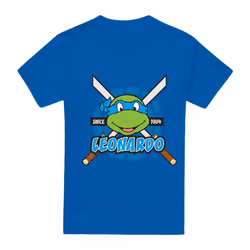 Teenage Mutant Ninja Turtles Mens Since 1984 Leonardo T-Shirt - 4XL, Royal Blue