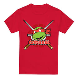 Teenage Mutant Ninja Turtles Mens Since 1984 Raphael T-Shirt - 4XL, Red
