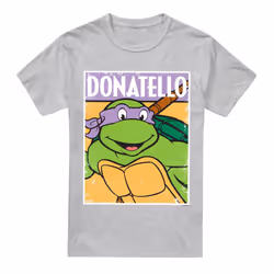 Teenage Mutant Ninja Turtles Mens Donatello T-Shirt - XXL, Sport Heather