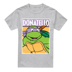 Teenage Mutant Ninja Turtles Mens Donatello T-Shirt - XXL, Sport Heather