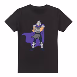 Teenage Mutant Ninja Turtles Mens Shredder T-Shirt - L, Black