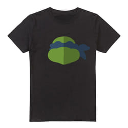Teenage Mutant Ninja Turtles Mens Leonardo Face T-Shirt - 5XL, Black