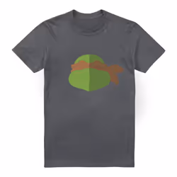 Teenage Mutant Ninja Turtles Mens Michelangelo Face T-Shirt