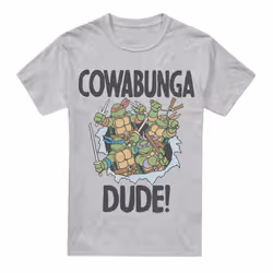 Teenage Mutant Ninja Turtles Mens Cowabunga Dude T-Shirt - XL, Sport Heather