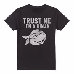 Teenage Mutant Ninja Turtles Mens Trust Me I'm A Ninja T-Shirt - 5XL, Black