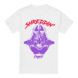 Teenage Mutant Ninja Turtles Mens Shreddin' Shredder T-Shirt - 4XL, White