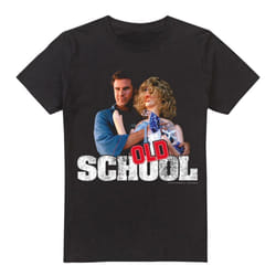 Old School Mens Frank And Friend T-Shirt - XXL, Black