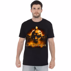 Gladiator Mens My Name Is T-Shirt - 3XL, Black