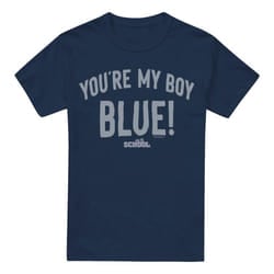 Old School Mens My Boy Blue T-Shirt - S, Navy