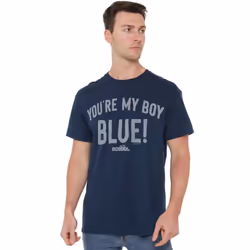 Old School Mens My Boy Blue T-Shirt - S, Navy