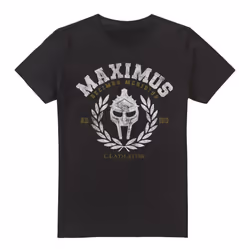 Gladiator Mens Academy Wreath T-Shirt - 3XL, Black