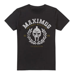 Gladiator Mens Academy Wreath T-Shirt - 3XL, Black