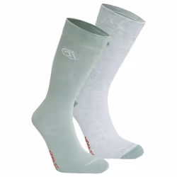 Craghoppers Unisex Adult Insect Repellent Socks (Pack of 2) - 3 UK-5 UK, Soft Grey Marl/Lichen Green