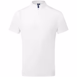 Premier Mens Essential Coolchecker Short-Sleeved Chef Shirt - M, White
