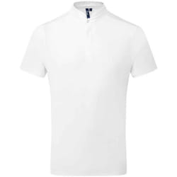Premier Mens Essential Coolchecker Short-Sleeved Chef Shirt - M, White