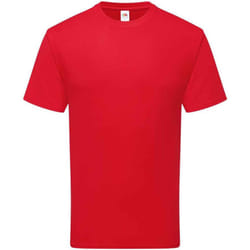 Fruit of the Loom Unisex Adult Cotton T-Shirt - M, Red