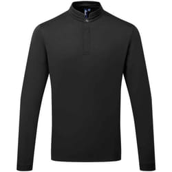 Premier Mens Essential Coolchecker Long-Sleeved Chef Shirt - XS, Black