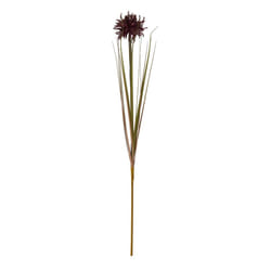 Hill Interiors Aster Spider Chrysanthemum Artificial Flower - One Size, Burgundy
