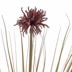 Hill Interiors Aster Spider Chrysanthemum Artificial Flower - One Size, Burgundy