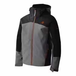 Regatta Childrens/Kids Explore II Waterproof Jacket - 3-4 Years, Black/Granite Grey