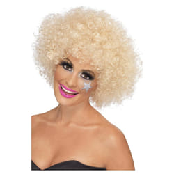 Smiffys Unisex Adult 70s Funky Afro Wig - One Size, Blonde