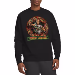 Star Trek Unisex Adult Merry Trekmas Christmas Sweatshirt - M, Black