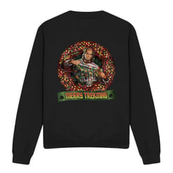 Star Trek Unisex Adult Merry Trekmas Christmas Sweatshirt - XXL, Black