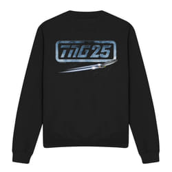 Star Trek Unisex Adult The Next Generation 25 Enterprise Sweatshirt - S, Black
