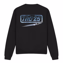 Star Trek Unisex Adult The Next Generation 25 Enterprise Sweatshirt - XXL, Black