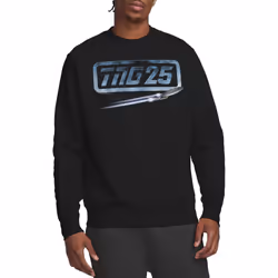 Star Trek Unisex Adult The Next Generation 25 Enterprise Sweatshirt - XXL, Black