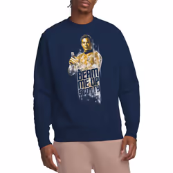 Star Trek Unisex Adult Beam Me Up Sweatshirt - M, Navy