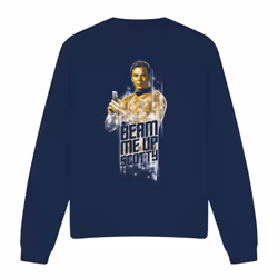 Star Trek Unisex Adult Beam Me Up Sweatshirt - L, Navy