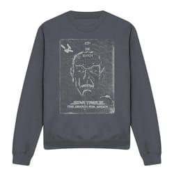 Star Trek Unisex Adult Join the Search Sweatshirt - S, Charcoal