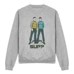 Star Trek Unisex Adult Sup Sweatshirt - S, Sport Heather