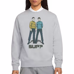 Star Trek Unisex Adult Sup Sweatshirt - XXL, Sport Heather