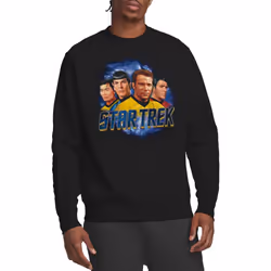 Star Trek Unisex Adult The Boys Sweatshirt - XXL, Black