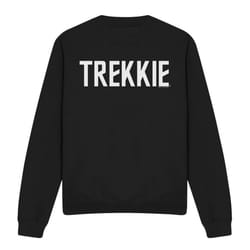 Star Trek Unisex Adult Trekkie Sweatshirt - S, Black