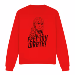 Star Trek Unisex Adult My Wrath Sweatshirt - S, Red