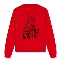 Star Trek Unisex Adult My Wrath Sweatshirt - S, Red