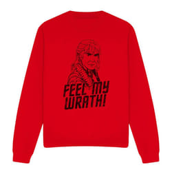 Star Trek Unisex Adult My Wrath Sweatshirt - M, Red