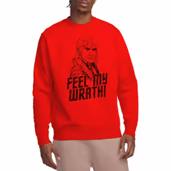Star Trek Unisex Adult My Wrath Sweatshirt - M, Red