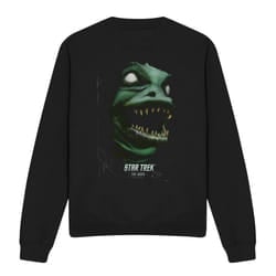 Star Trek Unisex Adult The Gorn Sweatshirt - S, Black