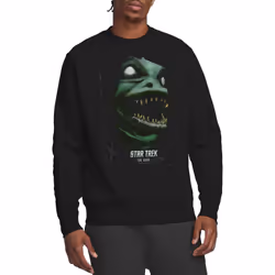 Star Trek Unisex Adult The Gorn Sweatshirt - S, Black