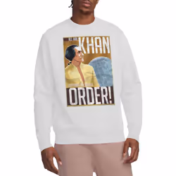 Star Trek Unisex Adult World Order Sweatshirt - XXL, White