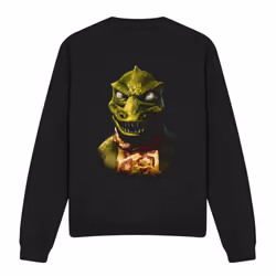 Star Trek Unisex Adult Gorn Bust Sweatshirt - L, Black