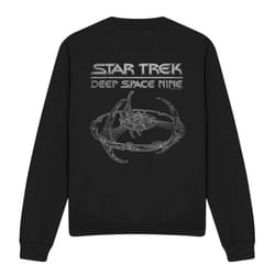Star Trek Unisex Adult Deep Space Nine Station Sweatshirt - XL, Black
