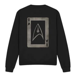 Star Trek Unisex Adult The Original Series Ace Sweatshirt - XXL, Black