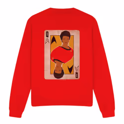 Star Trek Unisex Adult The Original Series Queen Sweatshirt - XL, Red