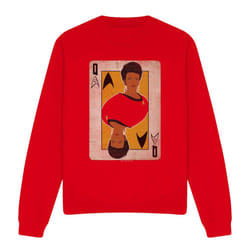 Star Trek Unisex Adult The Original Series Queen Sweatshirt - XL, Red