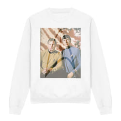Star Trek Unisex Adult Classic Duo Sweatshirt - XXL, White